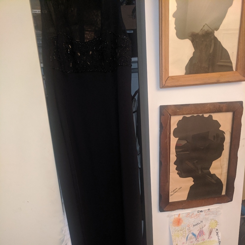 Black tie dress